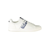 Napapijri White Leather Men Sneaker -   -  Napapijri.